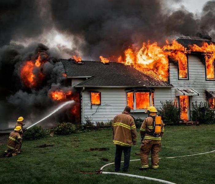 Buffalo, NY home on fire